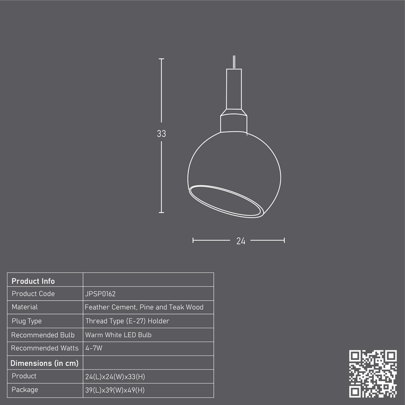 Woodlot Arciform Pendant Lamp