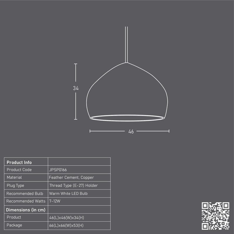 Domical Assorted Pendant Lamp