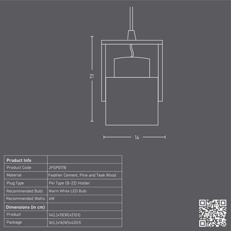 Cubiform Block Spot Pendant Lamp