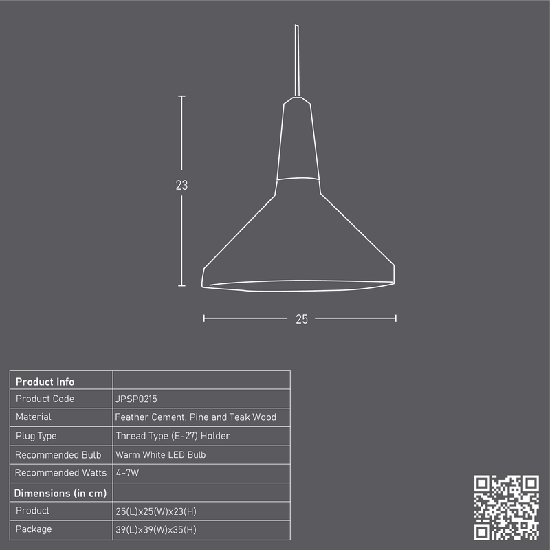 Flume Woodlot Pendant Lamp