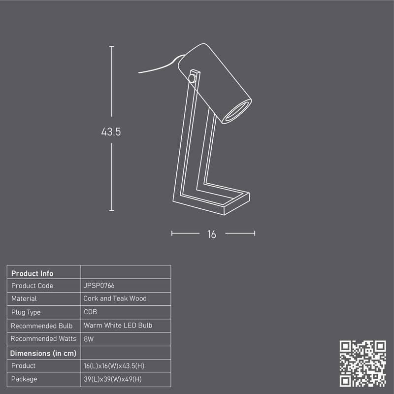 Genesis Cork Table Lamp
